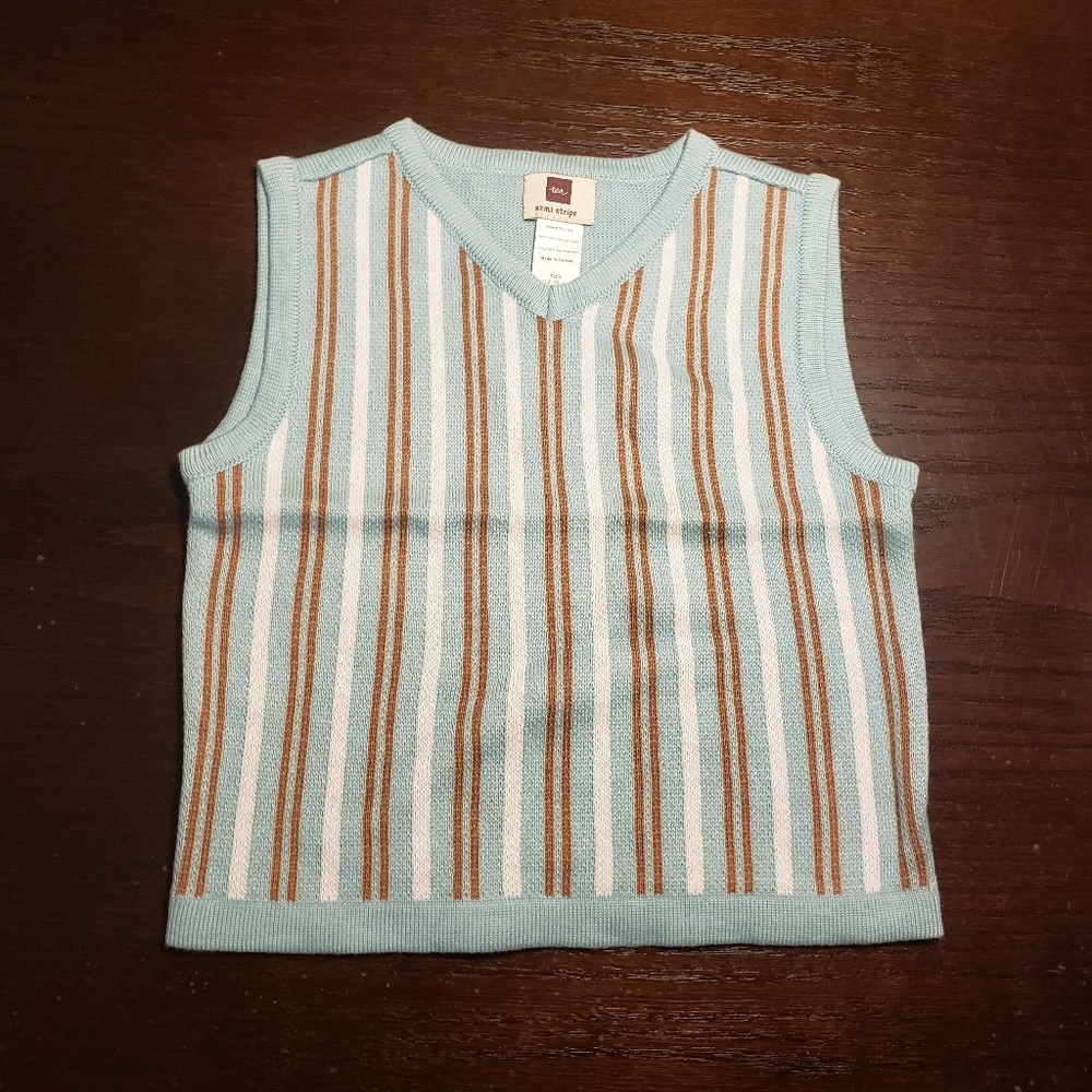 NWT Tea Collection Pima cotton knitted vest